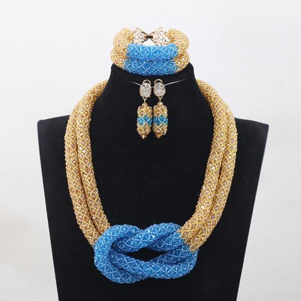 earrings & necklace 2021 blue pendant costume jewelry set champagne crystal chunky women gold abh201, Silver
earrings & necklace 2021 blue pendant costume jewelry set champagne crystal chunky women gold abh201, Silver
