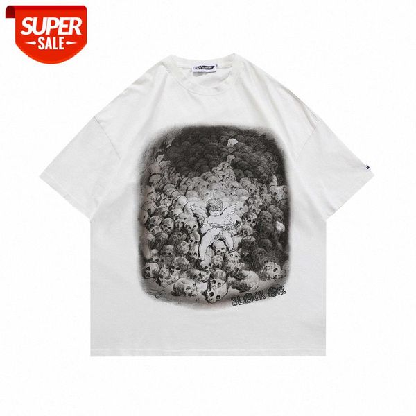 dark wind angel skull print short-sleeved t-shirt men's funeral street loose round neck five-point sleeve #gg5b, White;black
dark wind angel skull print short-sleeved t-shirt men's funeral street loose round neck five-point sleeve #gg5b, White;black