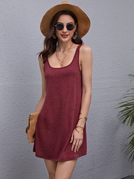 solid tank dress c8ob#, Black;gray
solid tank dress c8ob#, Black;gray