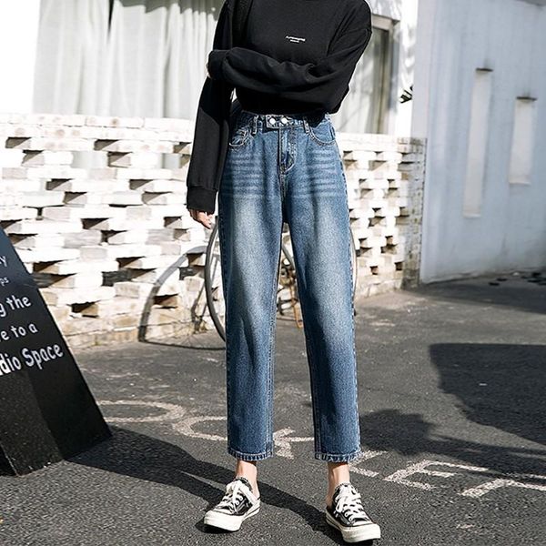 women's jeans guuzyuviz denim buttons elastic waist woman plus size mom vintage blue ladies trousers rugged pants harem
women's jeans guuzyuviz denim buttons elastic waist woman plus size mom vintage blue ladies trousers rugged pants harem