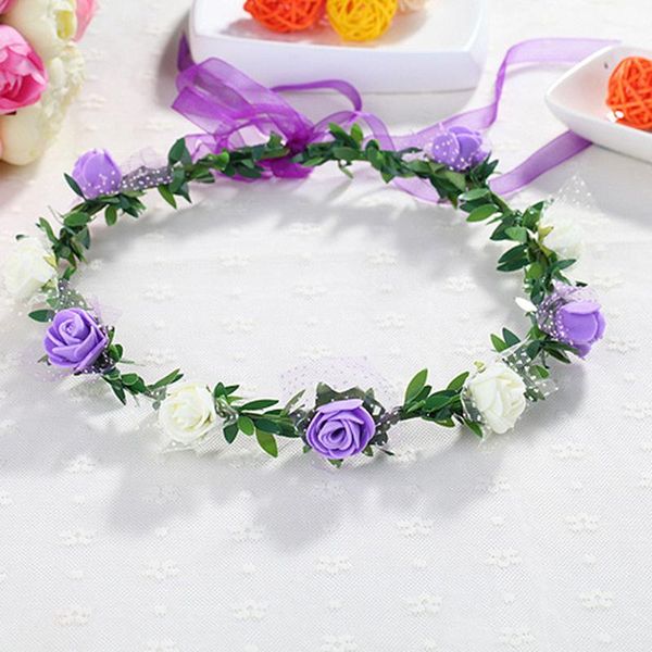 fashion women children girls wedding flower bride wreath floral garlands headband hair band accessories
fashion women children girls wedding flower bride wreath floral garlands headband hair band accessories