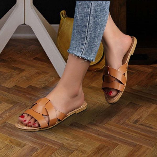 sandals summer women one-flip cross leisure beach ladies casual open toe flat slippers shoes sandales femmes été nouveau 2021, Black
sandals summer women one-flip cross leisure beach ladies casual open toe flat slippers shoes sandales femmes été nouveau 2021, Black
