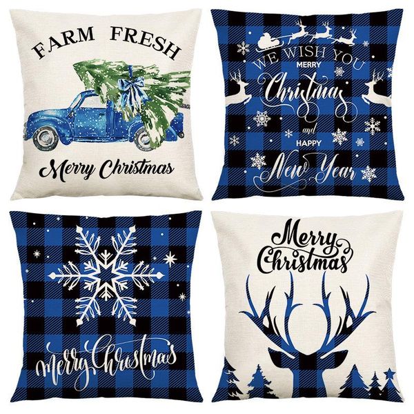 pillow case hold elk christmas grid series linen cushion for leaning on in living ddornment
pillow case hold elk christmas grid series linen cushion for leaning on in living ddornment