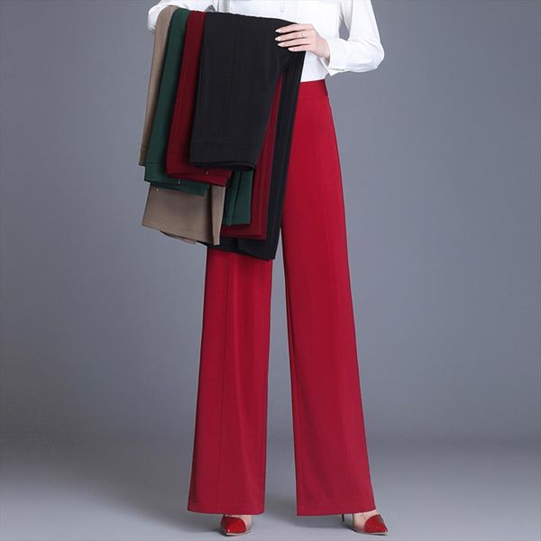 s to 6xl women capri high waist wide leg drape match temperament casual solid color trousers large size, Black;white
s to 6xl women capri high waist wide leg drape match temperament casual solid color trousers large size, Black;white