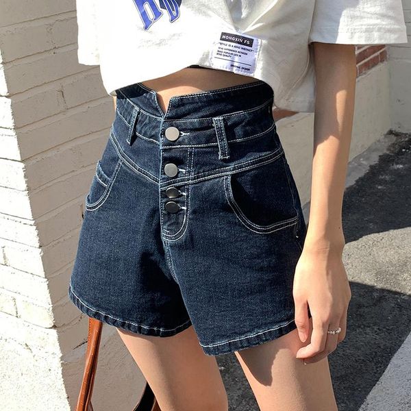 women's shorts 2021 summer ultra-high waist abdomen denim women casual loose ladies fashion high street wide leg short jeans female, White;black
women's shorts 2021 summer ultra-high waist abdomen denim women casual loose ladies fashion high street wide leg short jeans female, White;black