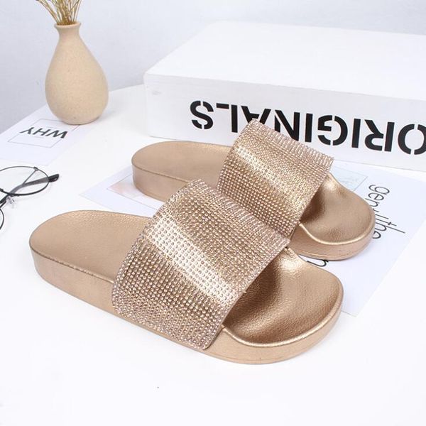 slippers 2021 women summer open toe word drag flash drill comfortable non-slip waterproof soft bottom casual beach sandals slippe, Black
slippers 2021 women summer open toe word drag flash drill comfortable non-slip waterproof soft bottom casual beach sandals slippe, Black