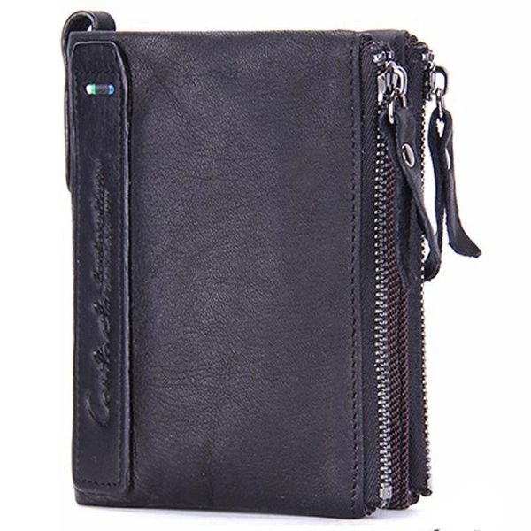 wallets wallet casual men's 2021 boutique leather retro double zipper buckle crazy horse bag, Red;black
wallets wallet casual men's 2021 boutique leather retro double zipper buckle crazy horse bag, Red;black