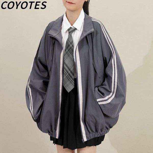 jackets women striped stand collar zipper-pocket jacket womens oversize bf harajuku wind-proof outwear casual streetwear women's, Black;brown
jackets women striped stand collar zipper-pocket jacket womens oversize bf harajuku wind-proof outwear casual streetwear women's, Black;brown