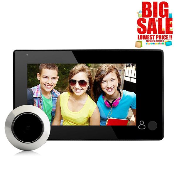 digital door camera hd 4.3inch 145 degree lcd viewer peephole ir eye video security monitoring outdoor bell phones
digital door camera hd 4.3inch 145 degree lcd viewer peephole ir eye video security monitoring outdoor bell phones