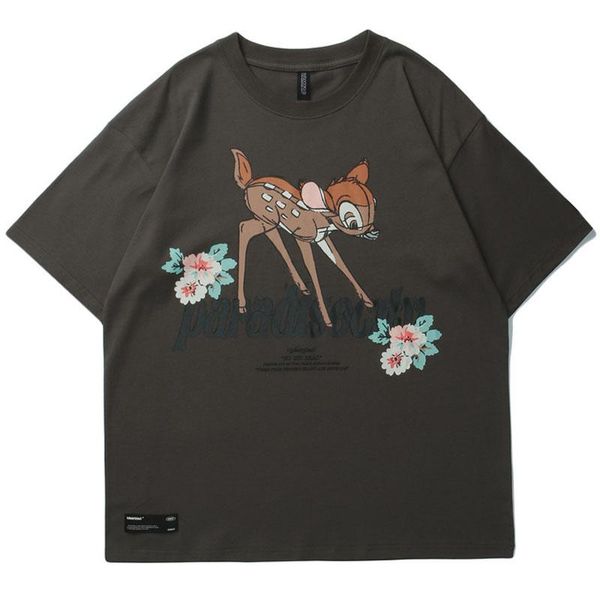 men's t-shirts mens cartoon deer print couple t shirt hiphop short sleeve shirts 2021 summer o-neck oversize 100%cotton, White;black
men's t-shirts mens cartoon deer print couple t shirt hiphop short sleeve shirts 2021 summer o-neck oversize 100%cotton, White;black
