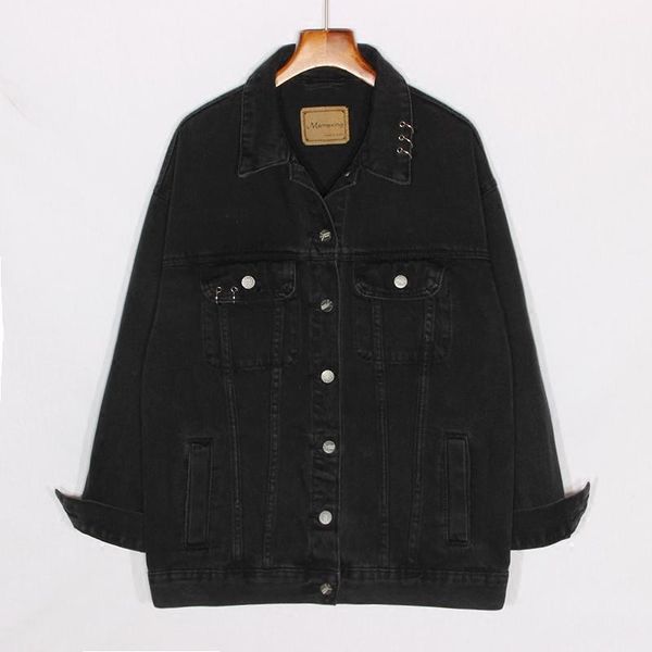 women's jackets autumn fashion black denim jacket women outerwear loose mid long jeans coat female chaqueta mujer streetwear, Black;brown
women's jackets autumn fashion black denim jacket women outerwear loose mid long jeans coat female chaqueta mujer streetwear, Black;brown