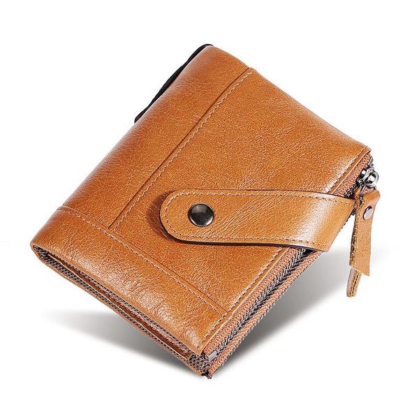 men's wallet layer cowhide casual short clutch bag buckle oil wax leather coin thanksgiving gift wallets, Red;black
men's wallet layer cowhide casual short clutch bag buckle oil wax leather coin thanksgiving gift wallets, Red;black