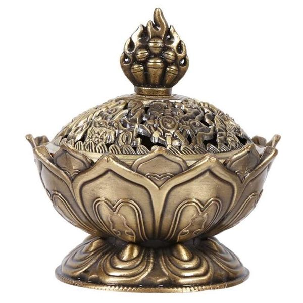 fragrance lamps incense burner lotus bronze zinc alloy vintage censer stick cone holder smoke ash catcher for home decor
fragrance lamps incense burner lotus bronze zinc alloy vintage censer stick cone holder smoke ash catcher for home decor