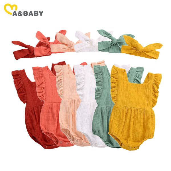 0-24m summer born infant baby girl rompers ruffles soft jumpsuit overalls toddler girls clothing costumes 210515, Blue
0-24m summer born infant baby girl rompers ruffles soft jumpsuit overalls toddler girls clothing costumes 210515, Blue