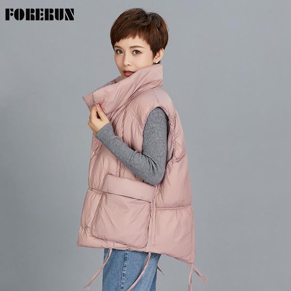 women's vests forerun winter vest women short stand collar pocket windproof bodywarmer puffer korean fashion jackets for 2021, Black;white
women's vests forerun winter vest women short stand collar pocket windproof bodywarmer puffer korean fashion jackets for 2021, Black;white