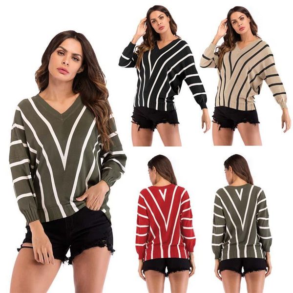 women's sweaters autumn batwing sleeve sweater women loose casual striped black warm spring pullovers v-neck red fashion sping winter t, White;black
women's sweaters autumn batwing sleeve sweater women loose casual striped black warm spring pullovers v-neck red fashion sping winter t, White;black