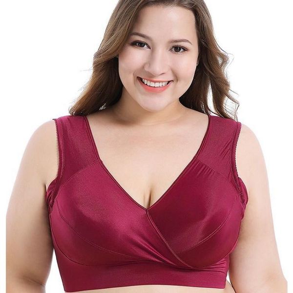 bras women gathering bra without steel ring shockproof and seamless sports vest sleep underwear plus size adjustable sculpt bralette, Red;black
bras women gathering bra without steel ring shockproof and seamless sports vest sleep underwear plus size adjustable sculpt bralette, Red;black