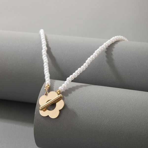 chains flower pendant necklace pearl chain single layer vintage choker fashion jewelry gifts for men and women lb, Silver
chains flower pendant necklace pearl chain single layer vintage choker fashion jewelry gifts for men and women lb, Silver