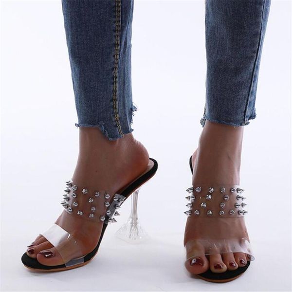 transparent sandals women stripper heels shoes summer luxury pleaser heel club slides pointed toe rivets sandalia feminino, Black
transparent sandals women stripper heels shoes summer luxury pleaser heel club slides pointed toe rivets sandalia feminino, Black