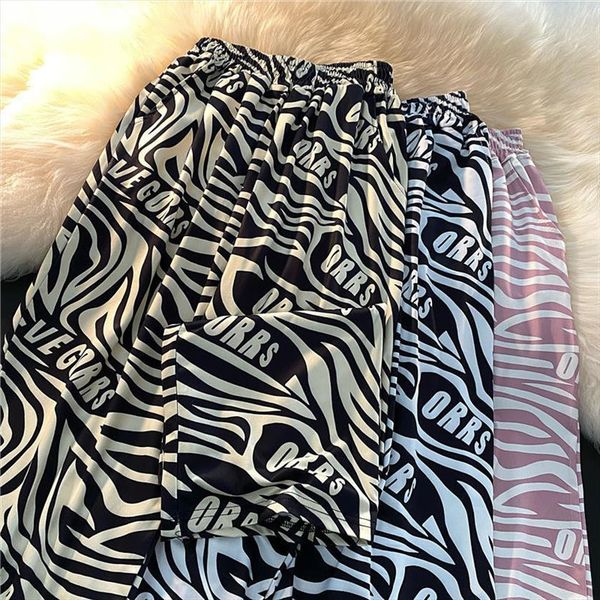 high waist wide leg fashion womens pant harajuku casual streetwear sweatpants cool girl vintage summer, Black;white
high waist wide leg fashion womens pant harajuku casual streetwear sweatpants cool girl vintage summer, Black;white