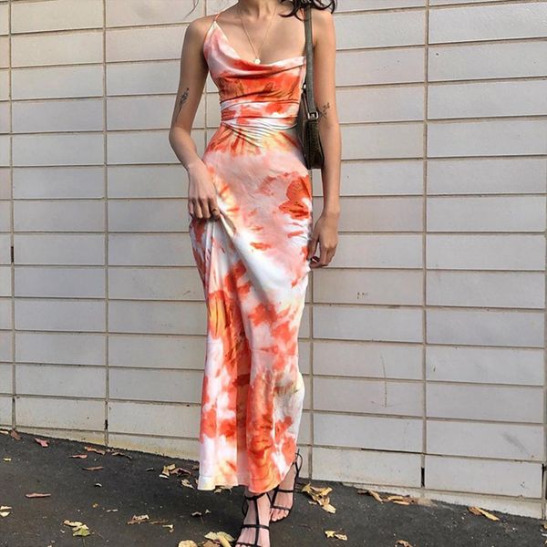 fashion tie dye print womens dresses backless lace up long women sleeveless club party holiday spaghetti strap maxi dress, Black;gray
fashion tie dye print womens dresses backless lace up long women sleeveless club party holiday spaghetti strap maxi dress, Black;gray