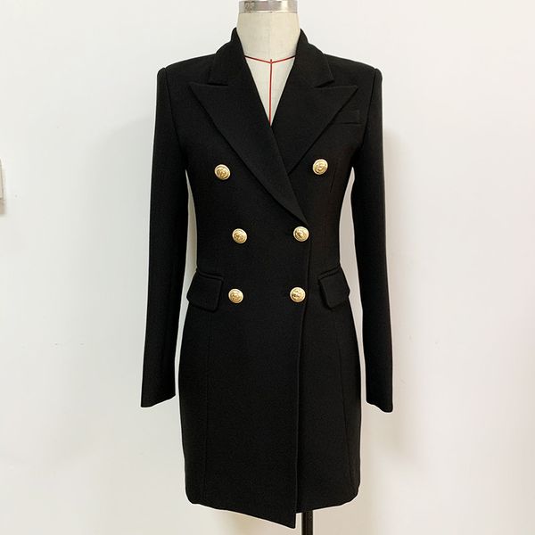 work dresses original design women's suit dress metal buckles double-breasted slim ol style back zipper black career costume yeyp, White;black
work dresses original design women's suit dress metal buckles double-breasted slim ol style back zipper black career costume yeyp, White;black