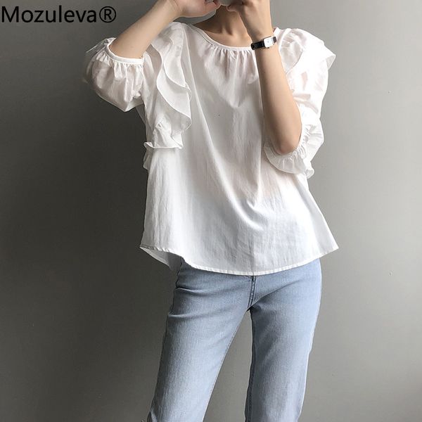 shirt elegant woman's moisture flashlight sleeves celmia fashions half mango-neck feminine blouse, casual frilly, White
shirt elegant woman's moisture flashlight sleeves celmia fashions half mango-neck feminine blouse, casual frilly, White