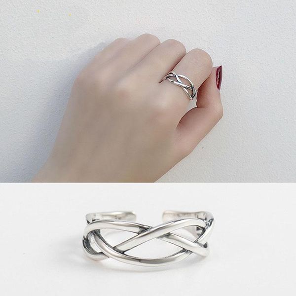 cluster rings ypay 100% real 925 sterling silver open for women crossed wires woven fine accessories jewelry ymr108, Golden;silver
cluster rings ypay 100% real 925 sterling silver open for women crossed wires woven fine accessories jewelry ymr108, Golden;silver