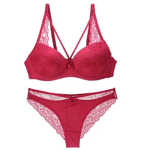 bras sets breathable b c d e size bra two hook eye fancy lady sweet lace lingerie underwire panty set for women and girls, Red;black
bras sets breathable b c d e size bra two hook eye fancy lady sweet lace lingerie underwire panty set for women and girls, Red;black