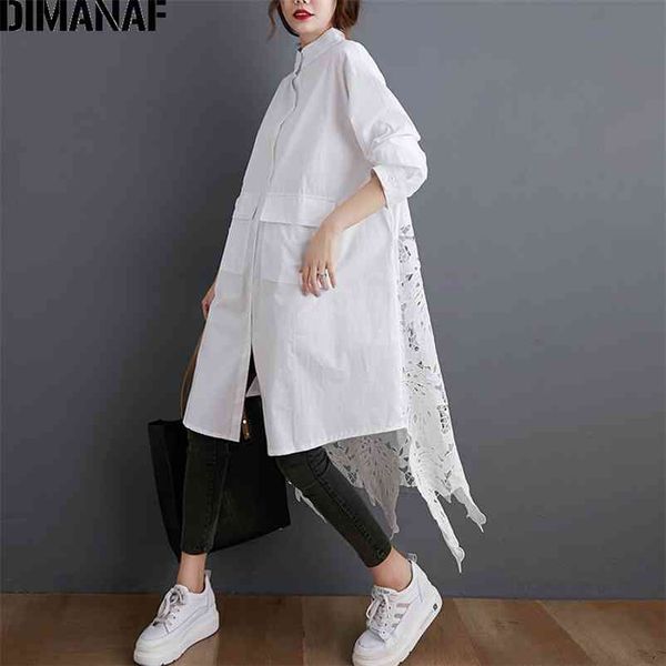 dimanaf plus size blouse shirts women clothing fashion lace floral elegant lady casual loose long sleeve button cardigan 210401, White
dimanaf plus size blouse shirts women clothing fashion lace floral elegant lady casual loose long sleeve button cardigan 210401, White