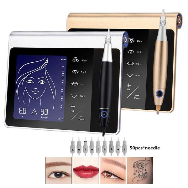 tattoo guns kits touch screen permanent makeup machine kit for eyebrow lip eyeliner with 50pcs cartridge neeldes rechargeable battery
tattoo guns kits touch screen permanent makeup machine kit for eyebrow lip eyeliner with 50pcs cartridge neeldes rechargeable battery