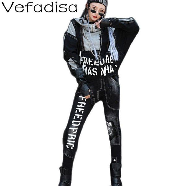 women's two piece pants vefadisa fashion stitching color sweatshirt set women 2021 autumn hoohed patchwork coat + letter print pencil q, White
women's two piece pants vefadisa fashion stitching color sweatshirt set women 2021 autumn hoohed patchwork coat + letter print pencil q, White