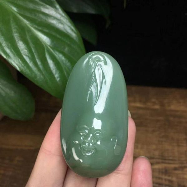 lockets j01#hetian jade duck egg blue smile mouth often open pendant, quality and moist, Silver
lockets j01#hetian jade duck egg blue smile mouth often open pendant, quality and moist, Silver