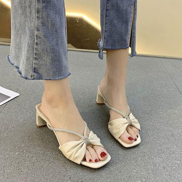 strange style high heel slippers women crystal narrow band sandals shoes summer sweet open toe slides mujer, Black
strange style high heel slippers women crystal narrow band sandals shoes summer sweet open toe slides mujer, Black