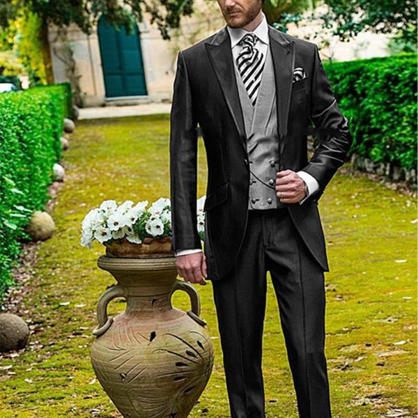 men's suits & blazers arrival black grey groom tuxedos groomsmen wedding for men prom bridegroom suit (jacket+pants+vest), White;black
men's suits & blazers arrival black grey groom tuxedos groomsmen wedding for men prom bridegroom suit (jacket+pants+vest), White;black