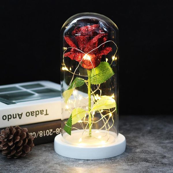 decorative flowers & wreaths drop red/ pink/blue eternal shining rose in a glass dome with led light on white base for valentine's moth
decorative flowers & wreaths drop red/ pink/blue eternal shining rose in a glass dome with led light on white base for valentine's moth