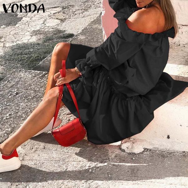 2021off shoulder lace pleated summer dress women long sleeve irregular hem dress vonda 2021 bohemian robe midi length vestidos, Black;gray
2021off shoulder lace pleated summer dress women long sleeve irregular hem dress vonda 2021 bohemian robe midi length vestidos, Black;gray