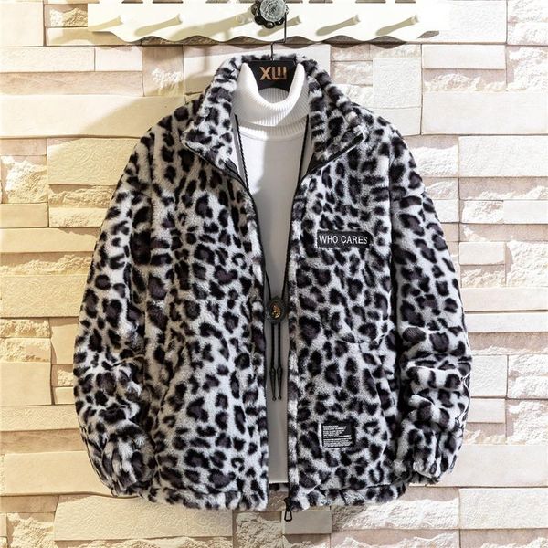 men's jackets autumn leopard jacket mens 2021 hip hop streetwear men loose outerwear winter casual zipper coats male female plus size 4, Black;brown 
men's jackets autumn leopard jacket mens 2021 hip hop streetwear men loose outerwear winter casual zipper coats male female plus size 4, Black;brown