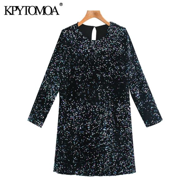 women fashion shiny sequin mini dress vintage o neck long sleeve party female dresses vestidos mujer 210416, Black;gray
women fashion shiny sequin mini dress vintage o neck long sleeve party female dresses vestidos mujer 210416, Black;gray