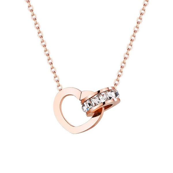 pendant necklaces rose gold heart love choker necklace for women stainless steel initial with rhinestone collier femme jewelry, Silver
pendant necklaces rose gold heart love choker necklace for women stainless steel initial with rhinestone collier femme jewelry, Silver