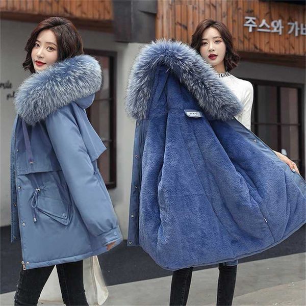 women's hooded winter coat thicken quilted puffer jacket warm parka fashion loose casual down female 211216, Black
women's hooded winter coat thicken quilted puffer jacket warm parka fashion loose casual down female 211216, Black