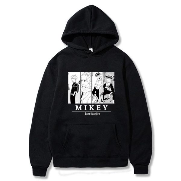 men's hoodies & sweatshirts tokyo revengers mikey printed hoodie hip hop casual loose sweatshirt winter pullover unisex, Black
men's hoodies & sweatshirts tokyo revengers mikey printed hoodie hip hop casual loose sweatshirt winter pullover unisex, Black