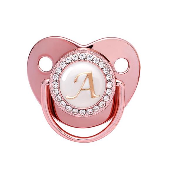 pacifiers# name initial letters baby pacifier born silicone rose gold bling infant nipple bpa soother dummy 0-24m
pacifiers# name initial letters baby pacifier born silicone rose gold bling infant nipple bpa soother dummy 0-24m