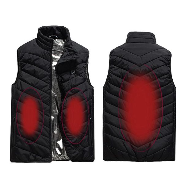 men's vests 4 heated vest jacket fashion men women coat clothes intelligent electric heating thermal warm winter hunt, Black;white
men's vests 4 heated vest jacket fashion men women coat clothes intelligent electric heating thermal warm winter hunt, Black;white