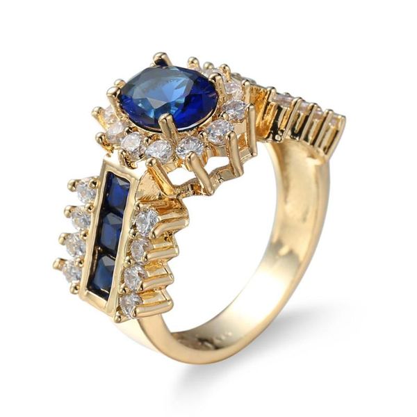 wedding rings elegant female prong blue cz yellow gold plated jewelry for women birth stone gift, Slivery;golden
wedding rings elegant female prong blue cz yellow gold plated jewelry for women birth stone gift, Slivery;golden