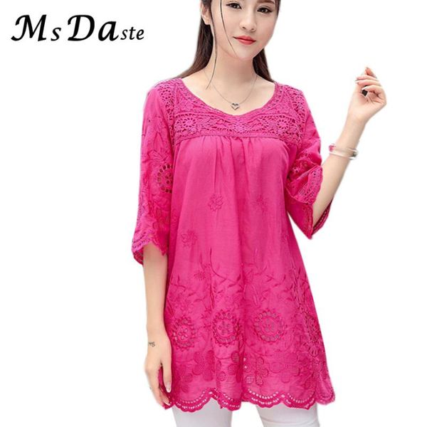 women's blouses & shirts tunic for women 2021 summer cotton vintage embroidery loose ladies plus size xl~3xl woman and blouse, White
women's blouses & shirts tunic for women 2021 summer cotton vintage embroidery loose ladies plus size xl~3xl woman and blouse, White