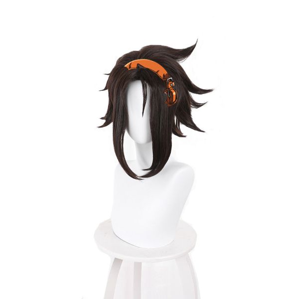 yoh asakura cosplay wig anime shaman king brown short synthetic hair heat resistant halloween party role play, Black
yoh asakura cosplay wig anime shaman king brown short synthetic hair heat resistant halloween party role play, Black