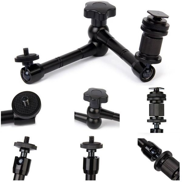 11" adjustable friction articulating magic arm for dslr lcd monitor led lig universal strange hand bracket lighting & studio accessorie
11" adjustable friction articulating magic arm for dslr lcd monitor led lig universal strange hand bracket lighting & studio accessorie