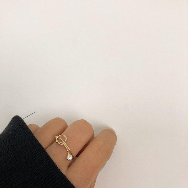 wedding rings gold korean pupular style minimalist knotted cross zircon adjustable ring for woman elegant jewelry gift, Slivery;golden
wedding rings gold korean pupular style minimalist knotted cross zircon adjustable ring for woman elegant jewelry gift, Slivery;golden