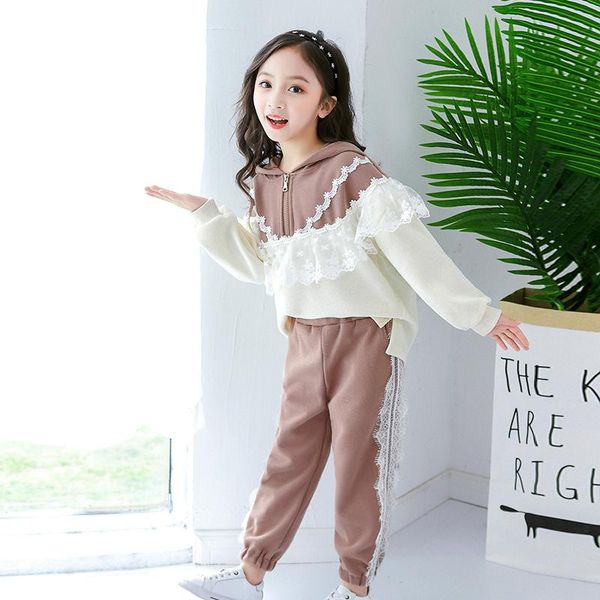 clothing sets 2021 autumn girl clothes boutique kids set teen girls lace sweatshirt and pants 2 pcs 3 4 6 8 10 12y children, White
clothing sets 2021 autumn girl clothes boutique kids set teen girls lace sweatshirt and pants 2 pcs 3 4 6 8 10 12y children, White